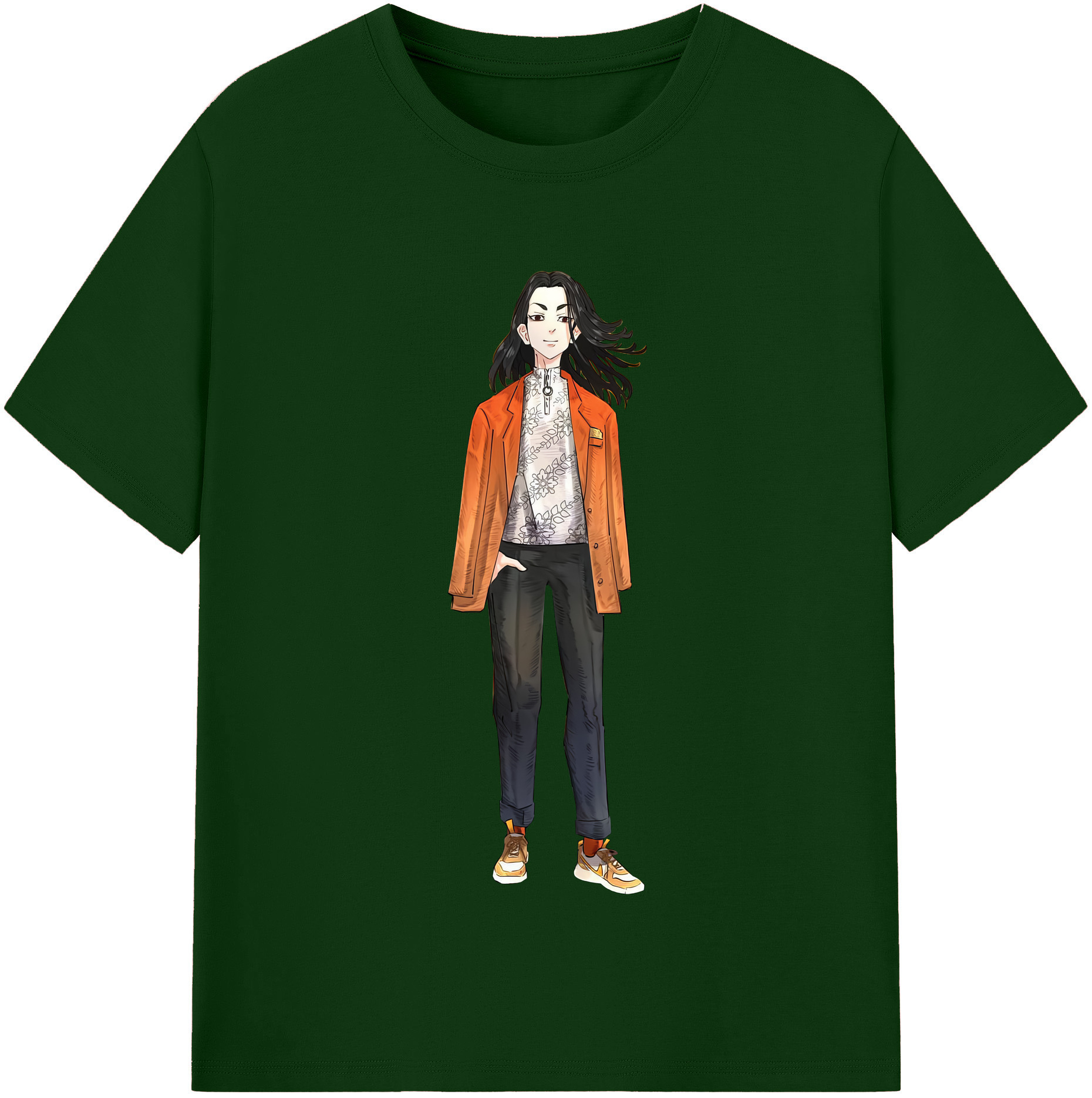 （画像用） 東京リベンジャーズ Tokyo Revengers 綿100％半袖Tシャツ（フロントプリント）
